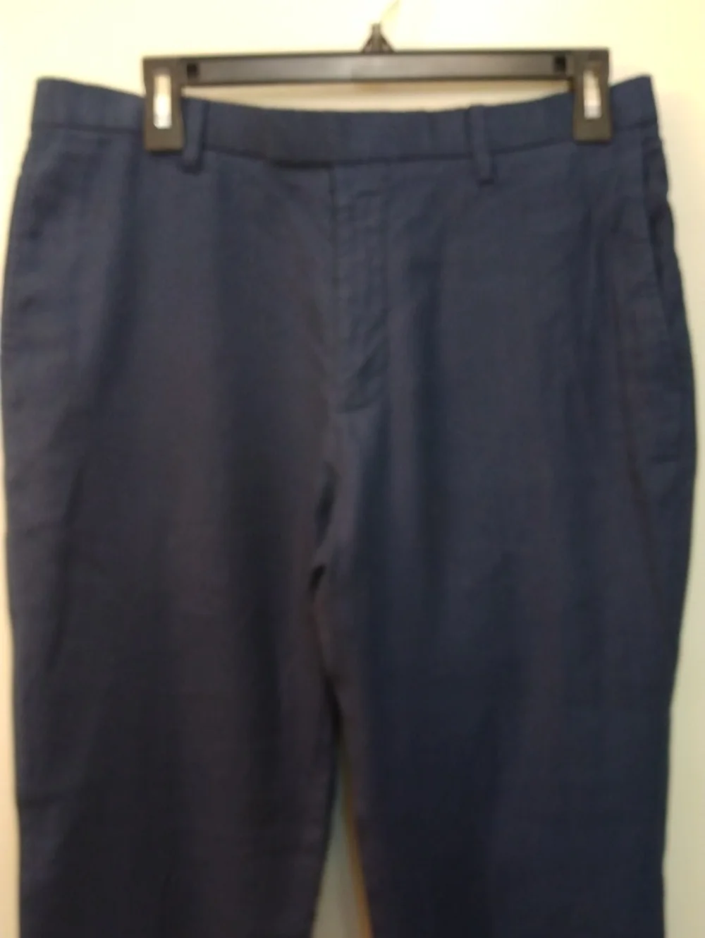 Banana Republic Slim Fit Blue Linen/Cotton Summer Pants 31 - 29